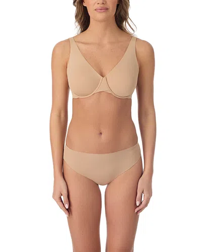 Le Mystere Cooling Comfort Unlined Bra In Brown
