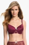 Le Mystere Le Mystère 'dream Luxe Tisha' Underwire Bra In Burgundy