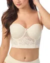 Le Mystere Lace Allure Convertible Bustier In Multi