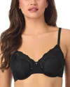 Le Mystere Lace Allure Full Coverage Underwire Bra In Black