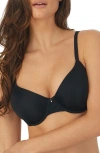 Le Mystere Lace Allure Soft Contour Underwire Bra In Black