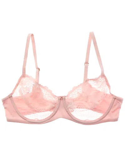 Le Mystere Lace Allure Unlined Bra In Pink