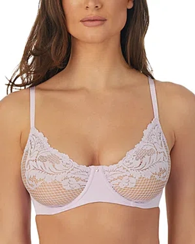 Le Mystere Lace Allure Unlined Underwire Demi Bra In Purple