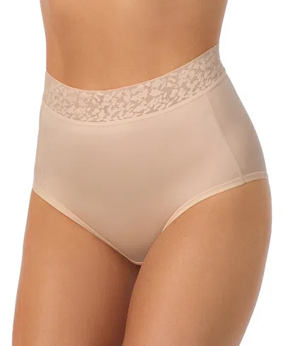 Le Mystere Safari Full-coverage High-waisted Animal-print Panty In Brown