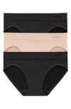 Le Mystere Women's 3-pack Seamless Comfort Bikini Briefs