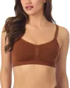 Le Mystere Seamless Wireless Bralette In Bronzite