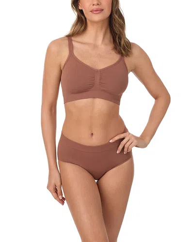 Le Mystere Seamless Comfort Bralette In Brown