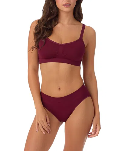Le Mystere Seamless Comfort Bralette In Burgundy