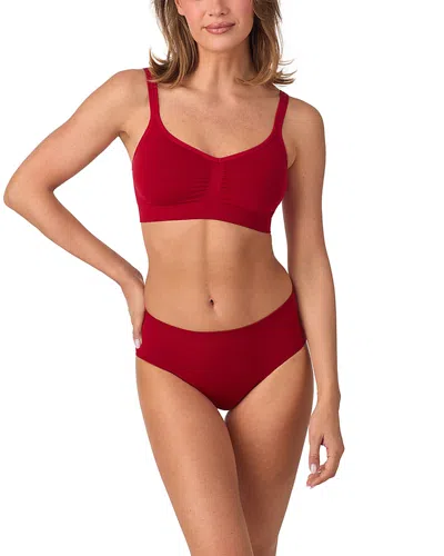 Le Mystere Seamless Comfort Bralette In Red
