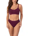 Le Mystere Seamless Comfort Bralette In Purple