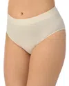 Le Mystere Seamless Comfort Hi Cut Brief In Papyrus
