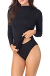 Le Mystere Seamless Comfort Top In Black