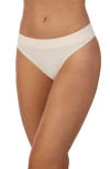 Le Mystere Seamless Comfort Thong In Softshell