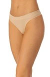 Le Mystere Le Mystère Seamless Comfort Thong In Nude