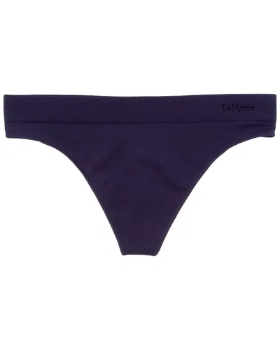 Le Mystere Seamless Comfort Thong In Blue