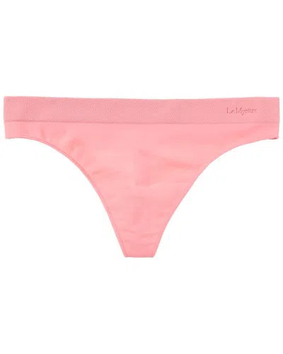 Le Mystere Seamless Comfort Thong In Pink