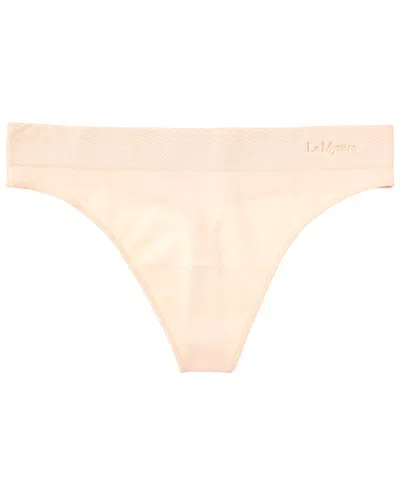 Le Mystere Seamless Comfort Thong In Neutral