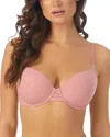 Le Mystere Second Skin Back Smoother Bra In Pink