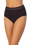 Le Mystere Second Skin High-rise Brief In Black