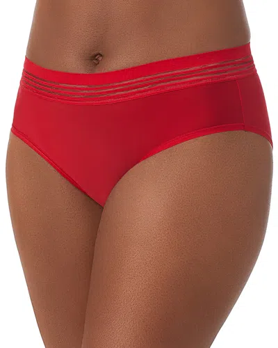 Le Mystere Second Skin Hipster Panty In Cherry Hot