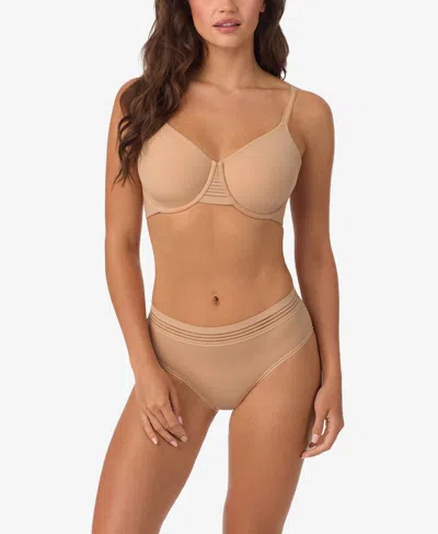 Le Mystere Second Skin Minimizer Underwire Full-coverage Bra In Pink