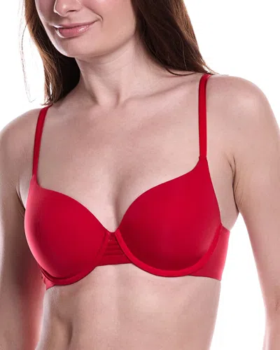 Le Mystere Second Skin Smoother Bra In Red