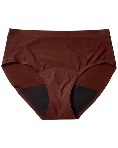 Le Mystere Smooth Shape Leak Resistant Hipster In Brown