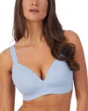 Le Mystere Women's Smooth Shape Wireless Bra In Bluewave