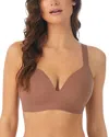 Le Mystere Wireless Smooth Shape 360 Bra In Pink