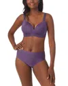 Le Mystere Wireless Smooth Shape 360 Bra In Dark Plum