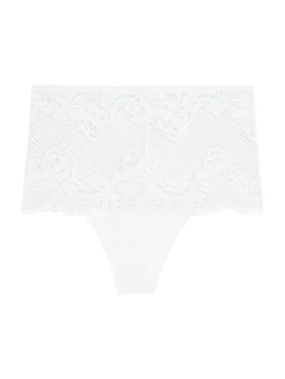 Le Mystere Women's Lace Allure High-waist Panty In Coconut