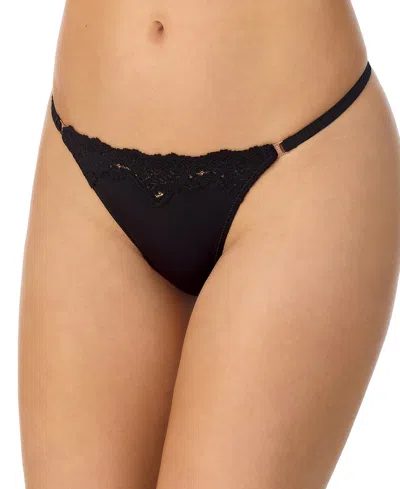 Le Mystere Women's Lace Allure Low-rise Lace Thong In Multi