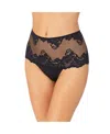 Le Mystere 2pk Lace Allure High-waist Thong In Black