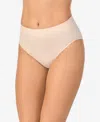 Le Mystere Women's Seamless Comfort Hi Cut In Neutral