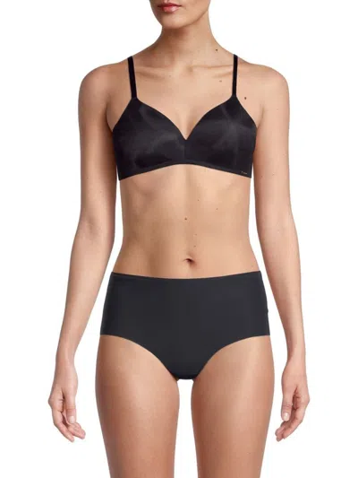 Le Mystere Women's Sheer Seduction Balconette Bra In Black