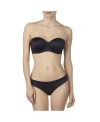 Le Mystere Clean Lines Seamless Strapless Bra In Black
