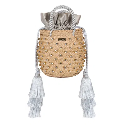 Le Nine Carol Mono Silver Small In Neutral