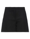 Le Noir Woman Shorts & Bermuda Shorts Black Size 6 Viscose, Polyamide, Elastane, Polyester In Black