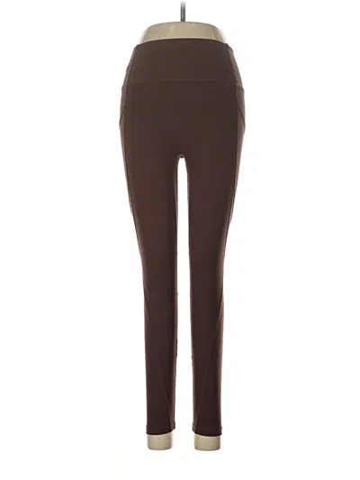 Pre-owned Le Ore Active Pants In Brown