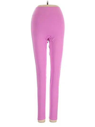 Pre-owned Le Ore Active Pants In Purple