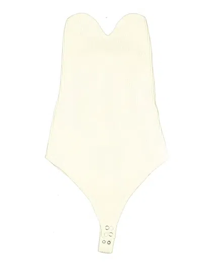 Pre-owned Le Ore Bodysuit In Ivory