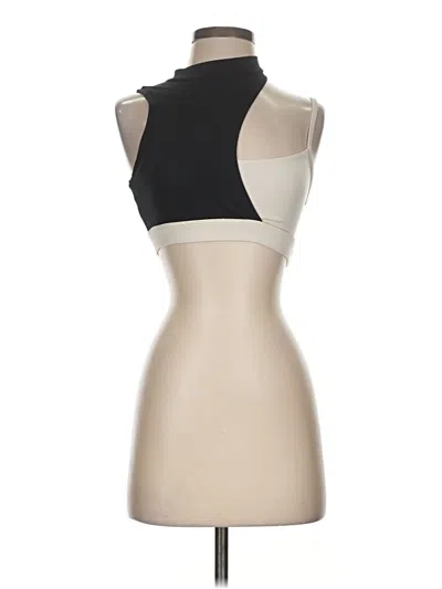 Pre-owned Le Ore Tank Top Tan Strapless Neckline Tops