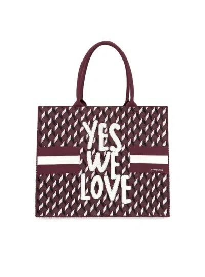 Le Pandorine Adult Unisex Bag  Pf251b510_c23 Polyester In Burgundy