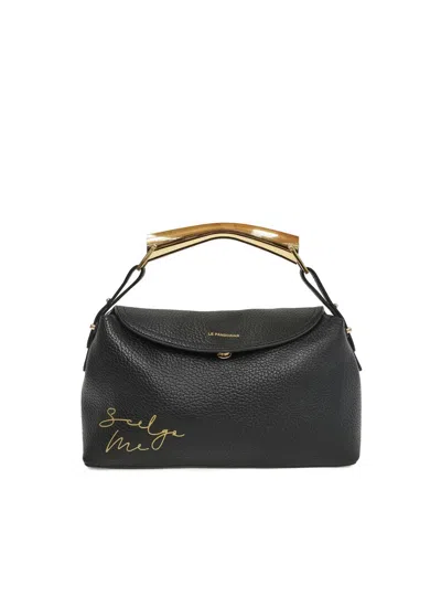 Le Pandorine Adult Unisex Bag  Pf257b590_c99 Polyurethane In Black