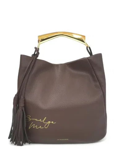 Le Pandorine Denise Tote Bag In Purple