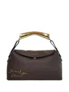 Le Pandorine Denise Tote Bag In Brown