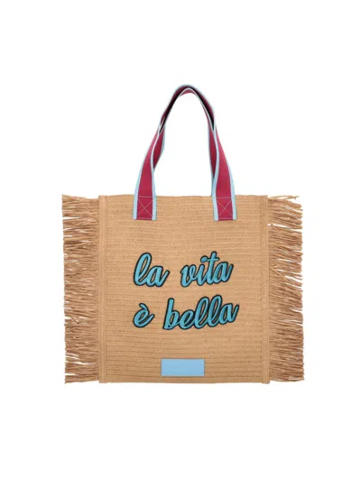 Le Pandorine Sea Bag Woman  Ps2526b01_c32 Path In Blue