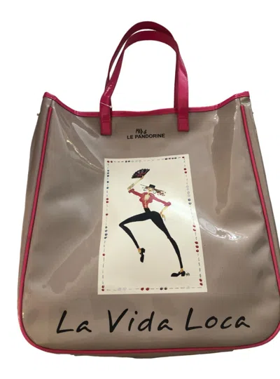 Le Pandorine Women's Bag  Pe13dmd00191 Polyester In Brown