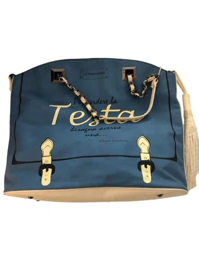 Le Pandorine Women's Bag  Pe13dpp00183 Polyester In Blue