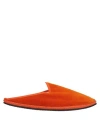 Le Papù Woman Mules & Clogs Orange Size 6 Textile Fibers In Orange